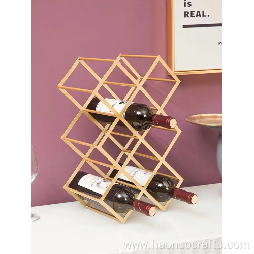 BEAUTIFUL Water Cube IRON wine rack